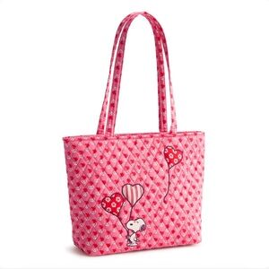 Vera Bradley Small Original Vera Tote with Peanuts Snoopy